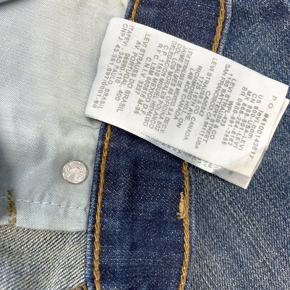 Vintage Levis 515 Boot Cut Womens Jeans Flap Pockets Dark Wash Size 6 -12 New WT - Picture 6 of 9